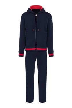 Kiton мужской синий хлопковый прогулочный костюм 178411 - фото 1
