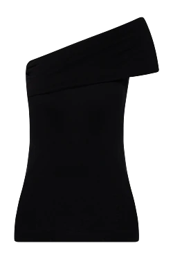 MSGM women's cotton top in black 178549 - photo 1