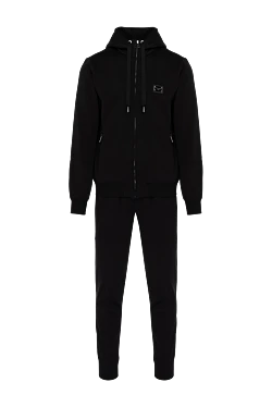 Dolce & Gabbana костюм прогулянковий чорний чоловічий з бавовни 178574 - фото 1