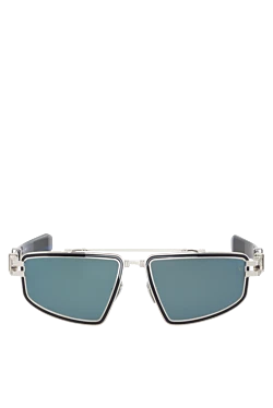 Balmain blue metal and plastic glasses for men 178635 - photo 1