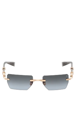 Balmain women's yellow metal sunglasses 178641 - photo 1