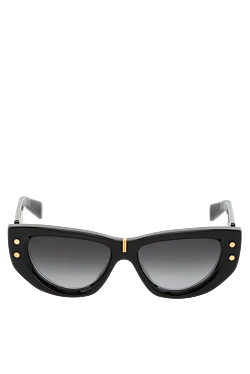 Balmain women's black plastic sunglasses for sun protection 178643 - photo 1