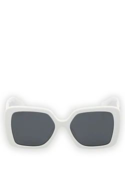 Miu Miu women's white sunglasses made of plastic 178800 - photo 1