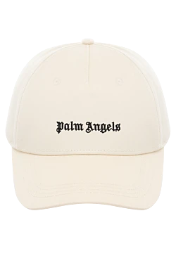 Palm Angels кепка из хлопка мужская бежевая бежевая 178826 - фото 1