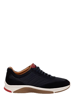 Kiton blue men's sneakers made of suede and polyamide 179096 - photo 1