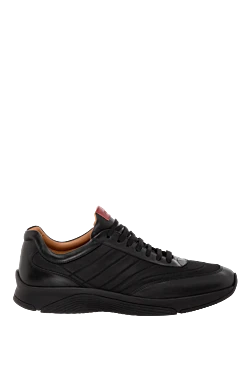 Kiton black men's sneakers made of polyamide and genuine leather 179097 - photo 1