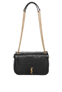 Saint Laurent мини-версия сумки jamie из мягкой кожи наппа черная 179249 - фото 1