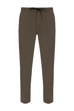 PT01 (Pantaloni Torino) брюки мужские коричневые из полиамида и эластана 179621 - фото 1