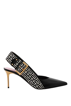 Balmain black women's heels made of genuine leather 179741 - photo 1