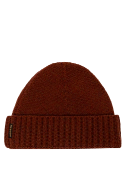 Moorer men's burgundy cashmere hat 180253 - photo 1
