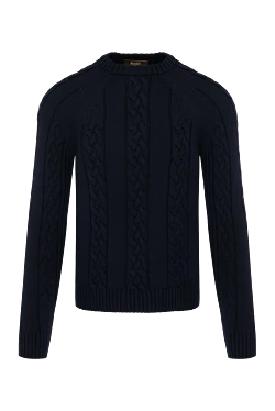 Moorer blue men's jumper made of wool 180278 - photo 1