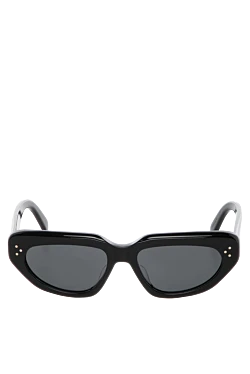Celine women's sunglasses black made of plastic 180329 - photo 1