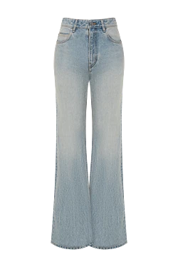 Balenciaga women's blue distressed flared jeans 180613 - photo 1