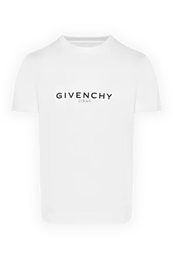 Givenchy футболка чоловіча біла з логотипом 180685 - фото 1