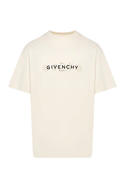 Givenchy футболки чоловічі жовті з логотипом 180691 - фото 1