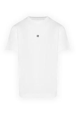 Givenchy футболка чоловіча біла з бавовни 180693 - фото 1