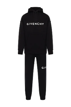 Givenchy костюм прогулочный мужской черный с капюшоном костюм прогулочный с капюшоном 180695 - фото 1