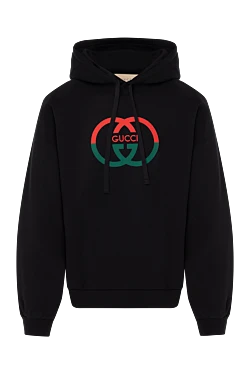 Gucci худі чоловіче з капюшоном та логотипом 180710 - фото 1