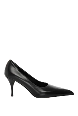 Prada туфли на каблуке женские из натуральной кожи 180805 - фото 1
