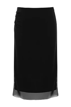 Prada юбка-миди черная 180806 - фото 1