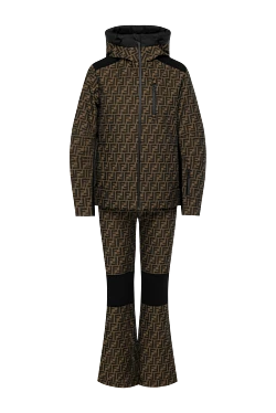 Fendi women's suit with trousers brown with a hood 180844 - photo 1