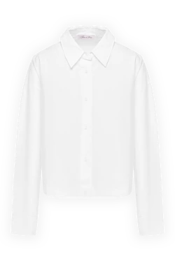 Fleur de Paris women's white cotton shirt 184746 - photo 1