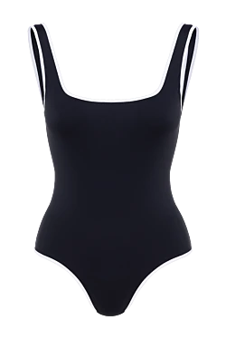Alex Riviere mer one piece black swimsuit with white trim 184837 - photo 1