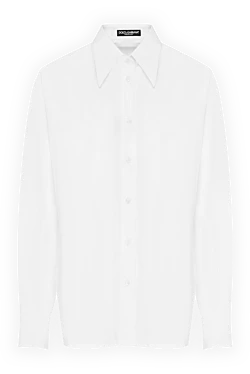 Dolce & Gabbana белая рубашка женская из хлопка 184873 - фото 1