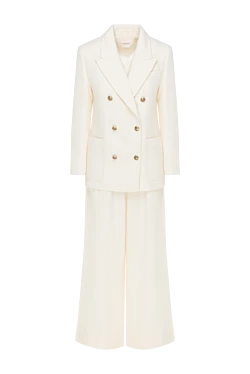 Interdee women's white trouser suit with double-breasted jacket 185004 - photo 1