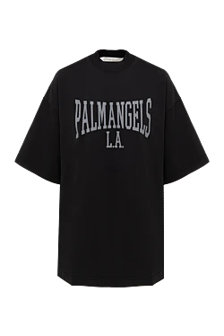Palm Angels women's black oversized t-shirt with logo 185294 - photo 1