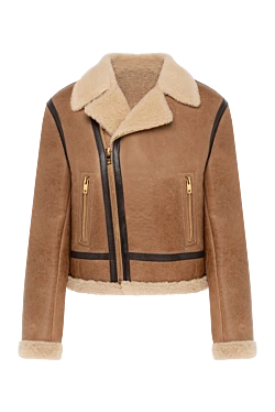 Celine women's aviator shearling coat brown 185416 - photo 1