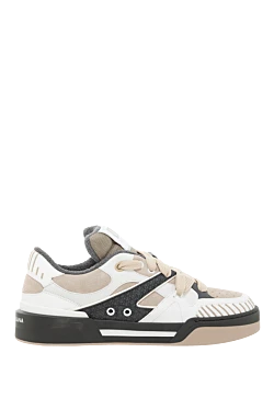 Dolce & Gabbana leather sneakers new roma beige 185441 - photo 1