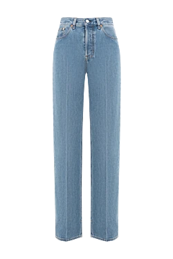 Gucci джинси жіночі блакитні stonewash 185542 - фото 1