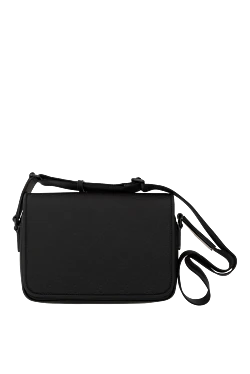 Gucci shoulder bag with gg and rubber effect black 185550 - photo 1