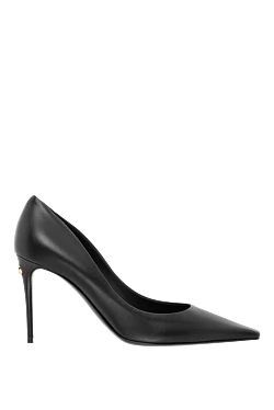 Dolce & Gabbana туфлі-човники з натуральної шкіри чорні 185948 - фото 1