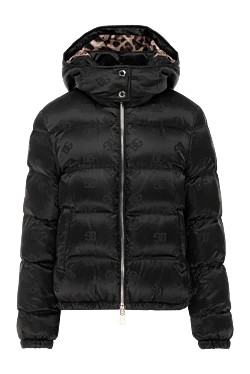 Dolce & Gabbana пуховик из атласа со сплошным жаккардовым узором dg 185952 - фото 1