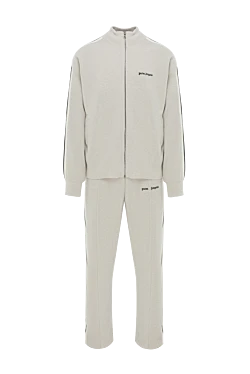Palm Angels мужской спортивный костюм с полосками бежевый 185958 - фото 1