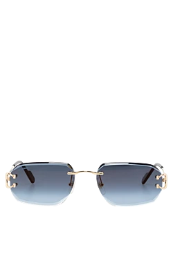 Cartier сонцезахисні окуляри з синім склом чоловічі 186008 - фото 1