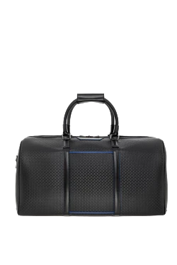 Serapian travel bag in black canvas with stepan coating 186089 - photo 1