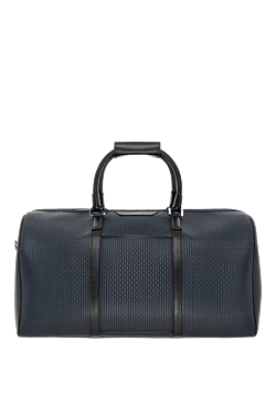 Serapian travel bag in blue canvas with stepan coating 186090 - photo 1