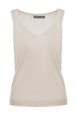D.Exterior women's beige knitted top 186497 - photo 1
