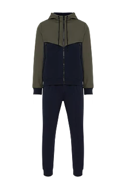 Corneliani спортивный костюм мужской двухцветный с капюшоном 186637 - фото 1