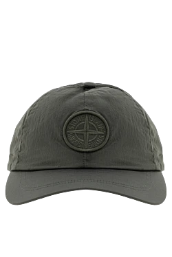 Stone Island кепка бейсболка зеленая мужская 186713 - фото 1