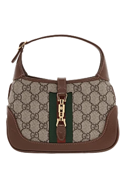 Gucci мініатюрна сумка jackie 1961 у текстилі gg supreme 186765 - фото 1