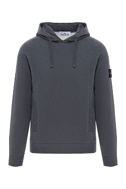 Stone Island худи с капюшоном и нашивкой в ??виде компаса из хлопка 186870 - фото 1