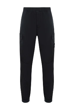 Stone Island мужские брюки синие с эластичным поясом 186878 - фото 1