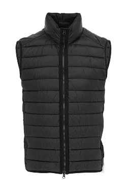 Stone Island жилет черный мужской на молнии 186894 - фото 1