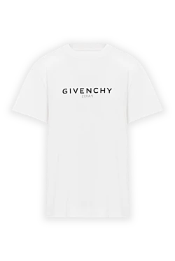 Givenchy футболка білого кольору з чорним логотипом. 187124 - фото 1