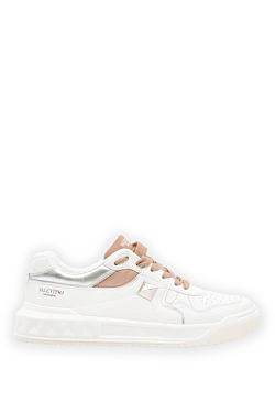 Valentino women's one stud sneakers in white nappa leather 187186 - photo 1