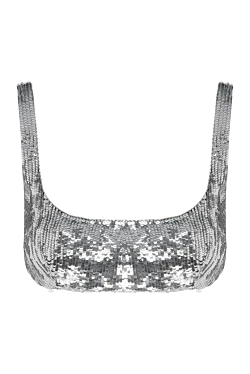 Valentino silk bralette top decorated with sequins 187206 - photo 1